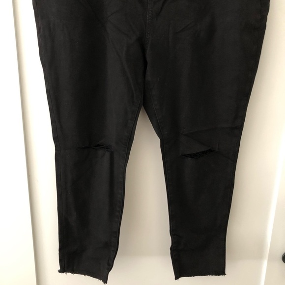 Madewell Black Petite 10" High-Rise Roadtripper Jeans 35P - Picture 6 of 14